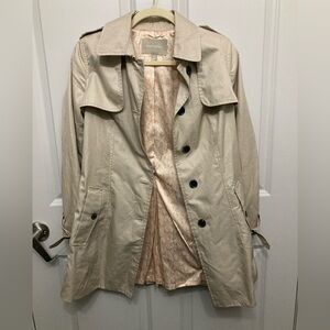 Banana Republic Women’s Size Small Petite Beige Trench Coat